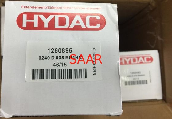 1251451, 0240D003ON/-V Hydac Element Filtra Ciśnieniowego Zastąpienie 0240D 0260D 0280D Seria ISO zatwierdzona