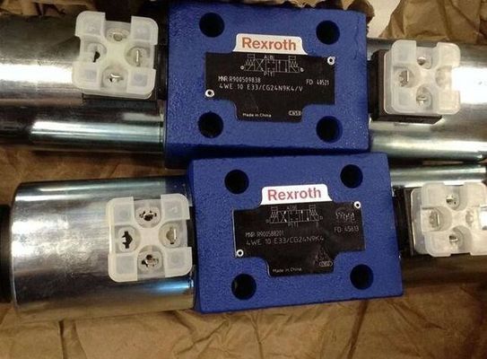 Rexroth R900588201 4WE10E3X/CG24N9K4 4WE10E33/CG24N9K4 Kierunkowe zawory suwakowe, sterowane bezpośrednio, z napędem elektromagnetycznym