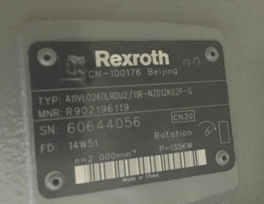 R902196119 A11VLO260LRDU2/11R-NZD12K02P-S Rexroth A11VO Typ osiowej pompy tłokowej