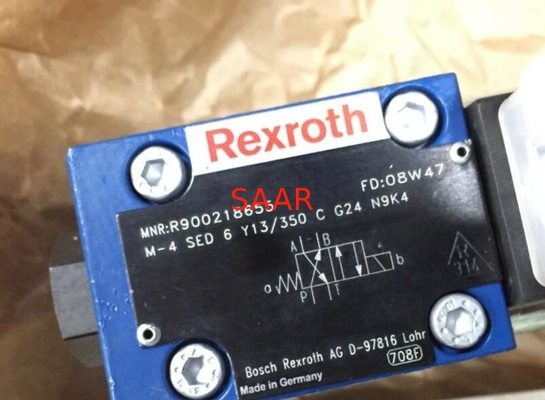 Rexroth R900218655 M-4SED6Y13/350CG24N9K4 M-4SED6Y1X/350CG24N9K4 Kierunkowy zawór gniazda z uruchamianiem elektromagnetycznym