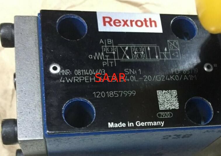 0811404603 4WRPEH6C3B40L-2X / G24K0 / A1M 4WRPEH6C3B40L-20 / G24K0 / A1M Zintegrowana elektronika kierunkowego zaworu sterującego