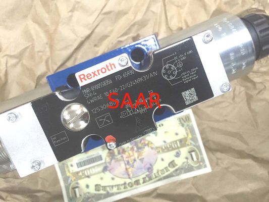 Proporcjonalne zawory kierunkowe Rexroth typu 4WRAE10, sterowane bezpośrednio, bez zasilania elektrycznego